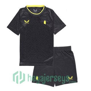 Everton Kids Away Soccer Jerseys Black 2024/2025