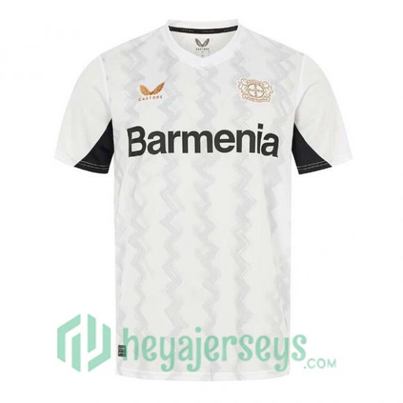 Bayer 04 Leverkusen Away Soccer Jerseys White 2024/2025