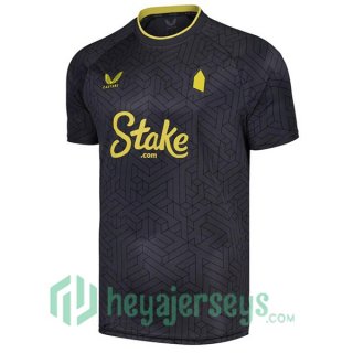 Everton Away Soccer Jerseys Black 2024/2025