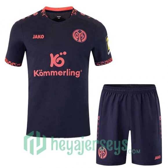 FSV Mainz 05 Kids Away Soccer Jerseys Black 2024/2025