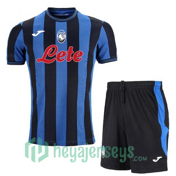 Atalanta Kids Home Soccer Jerseys Blue 2024/2025