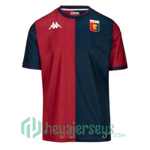 Genoa CFC Home Soccer Jerseys Red Blue 2024/2025