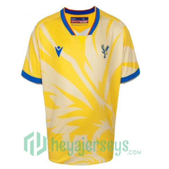 Crystal Palace Away Soccer Jerseys Yellow 2024/2025