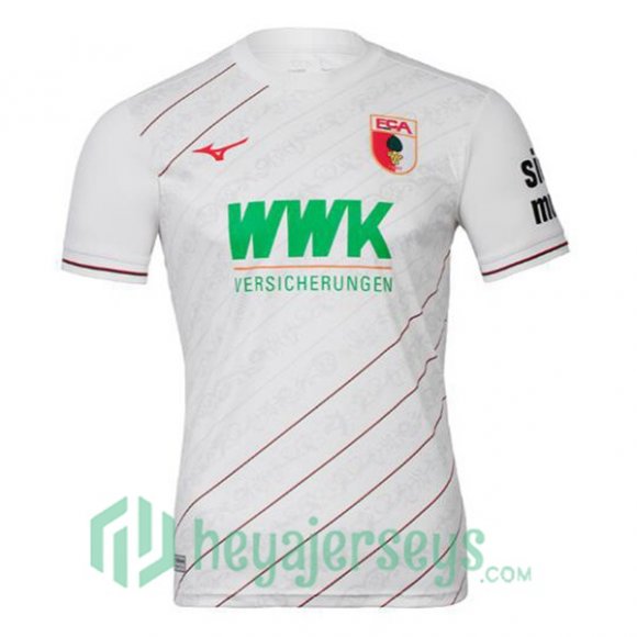 FC Augsburg Home Soccer Jerseys White 2024/2025