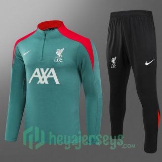 Tracksuit FC Liverpool Kids Green 2024/2025