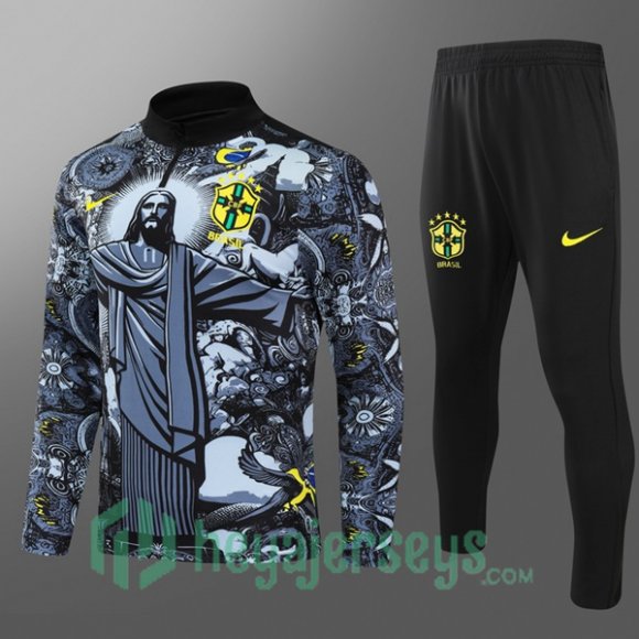 Tracksuit Brazil Kids Black 2024/2025