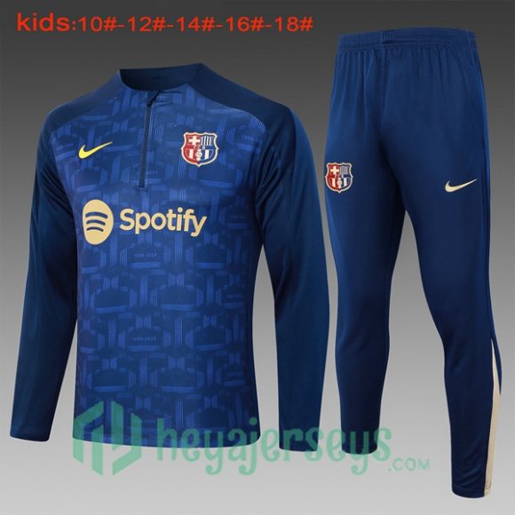 Tracksuit FC Barcelona Kids Blue Royal 2024/2025