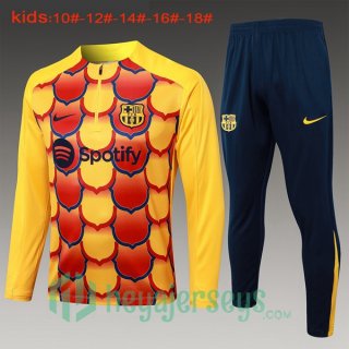 Tracksuit FC Barcelona Kids Yellow 2024/2025