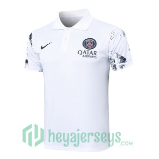 Soccer Polo Paris Saint Germain White 2024/2025