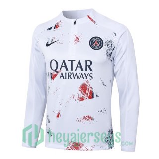 Training Sweatshirt Paris Saint Germain White 2024/2025