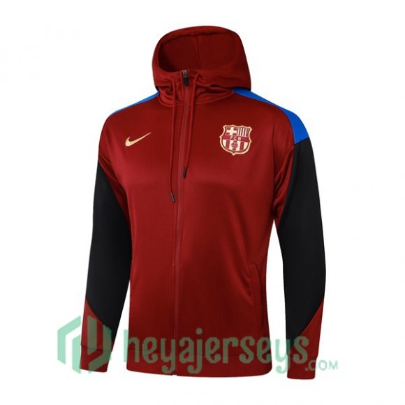 Hooded Sweatshirt FC Barcelona Red 2024/2025