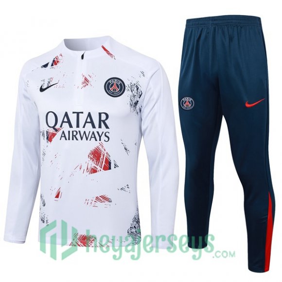 Tracksuit Paris Saint Germain White 2024/2025