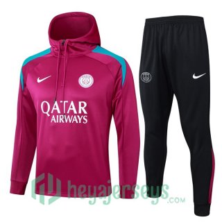 Tracksuit - Hooded Paris Saint Germain Red 2024/2025