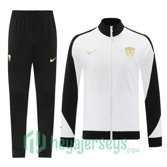 Training Jacket Pumas UNAM White 2024/2025