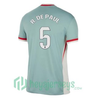 Atletico Madrid (R. DE PAUL 5) Away Soccer Jerseys Green 2024/2025