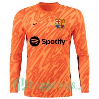 FC Barcelona Goalkeeper Soccer Jerseys Long Sleeve Spotify Rose 2024/2025