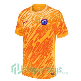 FC Chelsea Goalkeeper Soccer Jerseys Orange 2024/2025