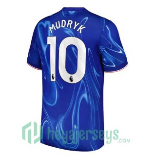 FC Chelsea (Mudryk 10) Home Soccer Jerseys Blue 2024/2025