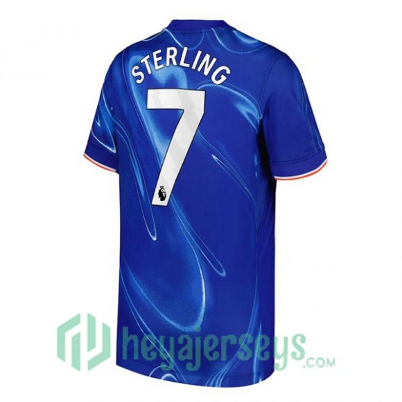 FC Chelsea (Sterling 7) Home Soccer Jerseys Blue 2024/2025