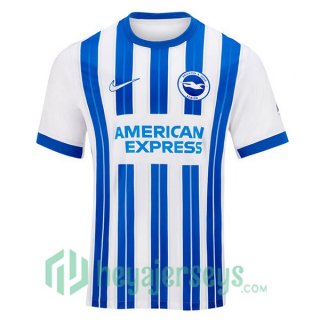 FC Brighton Home Soccer Jerseys Blue White 2024/2025