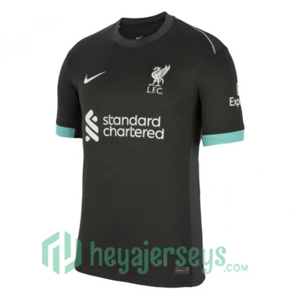 FC Liverpool Away Soccer Jerseys Black 2024/2025