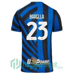 Inter Milan (BARELLA 23) Home Soccer Jerseys Blue 2024/2025