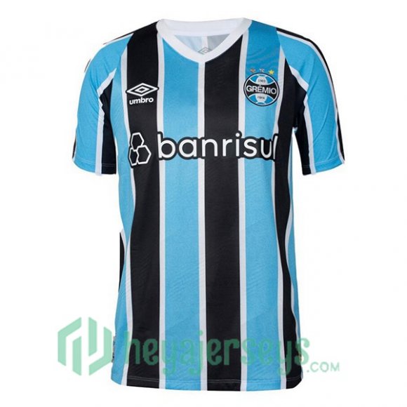 Gremio Home Soccer Jerseys Black Blue 2024/2025