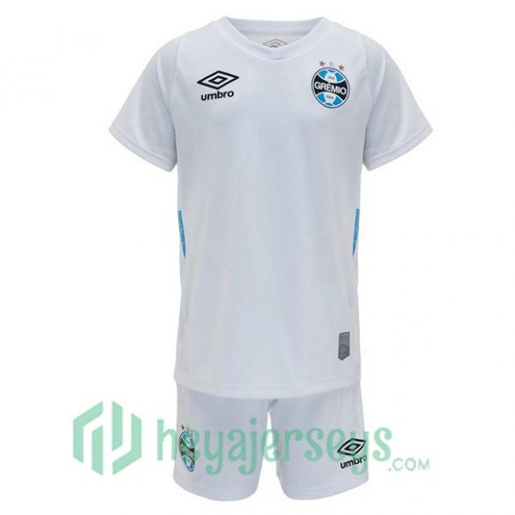 Gremio Kids Away Soccer Jerseys White 2024/2025