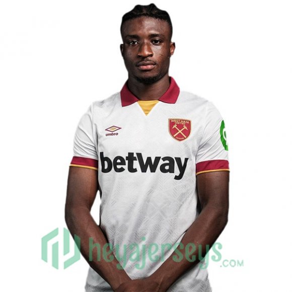 West Ham United Third Soccer Jerseys White 2024/2025