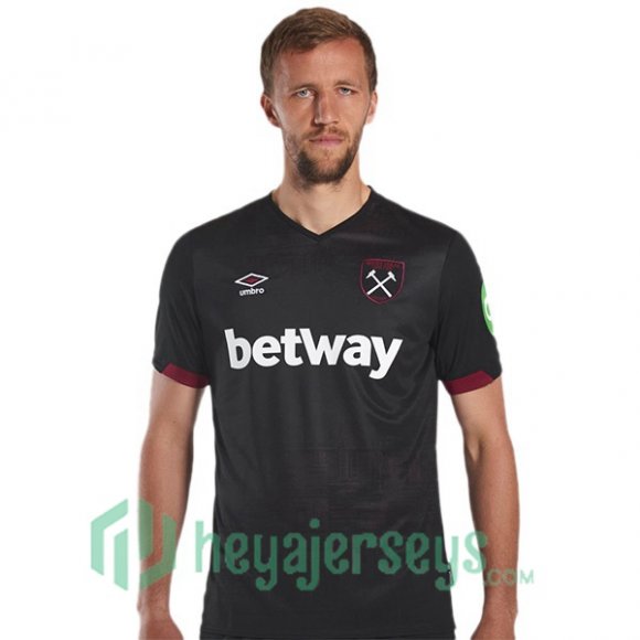 West Ham United Away Soccer Jerseys Black 2024/2025