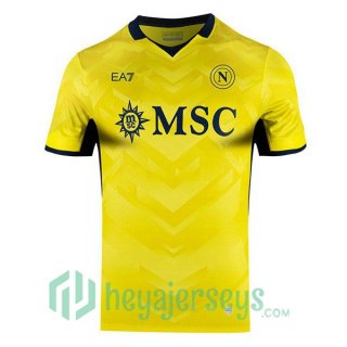 SSC Napoli Goalkeeper Soccer Jerseys Yellow 2024/2025