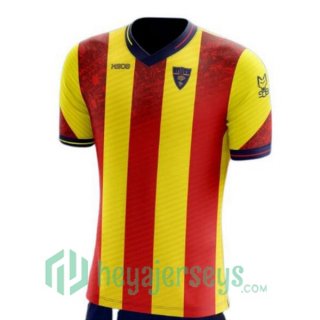 Lecce Soccer Jerseys Home Red Yellow 2023/2024