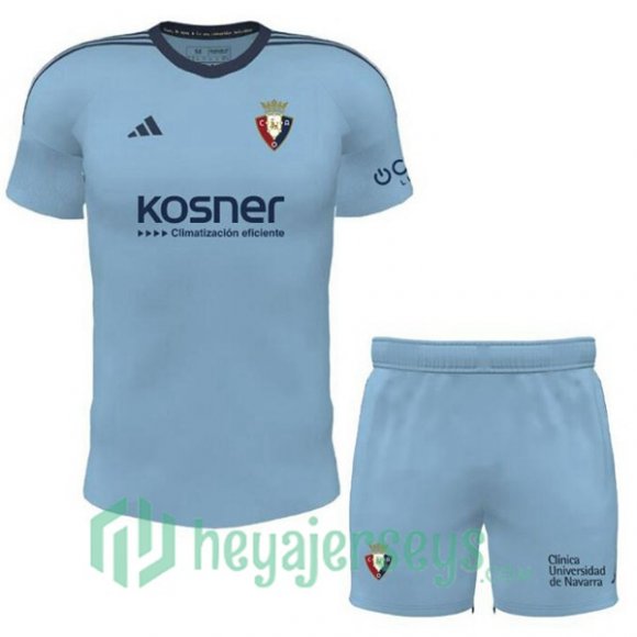 CA Osasuna Kids Soccer Jerseys Away Blue 2023/2024