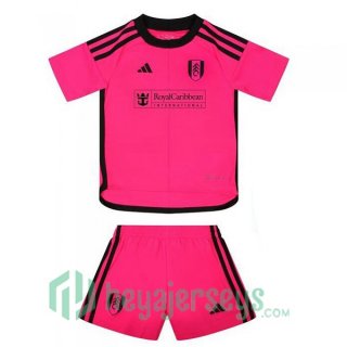 Fulham FC Kids Soccer Jerseys Away Rose 2023/2024
