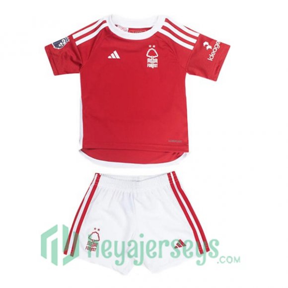 Nottingham Forest Kids Soccer Jerseys Home Red 2023/2024