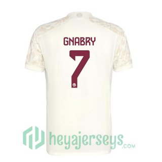 Bayern Munich (Gnabry 7) Soccer Jerseys Third Yellow 2023/2024