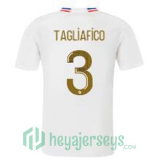 Olympique Lyonnais (TAGLIAFICO 3) Soccer Jerseys Home White 2023/2024