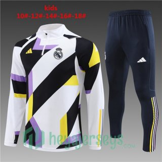 Training Jacket Real Madrid Kids White 2023/2024