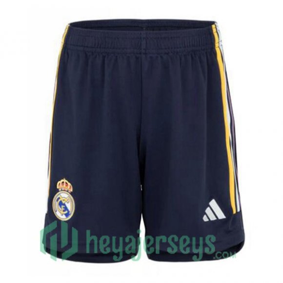 Real Madrid Away Soccer Shorts Blue Royal 2023/2024