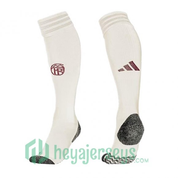 Bayern Munich Soccer Socks Third Yellow 2023/2024