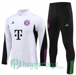Training Jacket Bayern Munich White 2023/2024