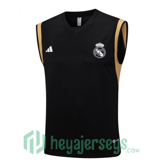 Real Madrid Soccer Vest Black 2023/2024