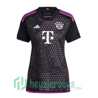 Bayern Munich Women Soccer Jerseys Away Black 2023/2024