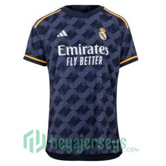 Real Madrid Soccer Jerseys Away Blue Royal 2023/2024