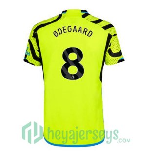 Arsenal (ØDEGAARD 8) Soccer Jerseys Away Green 2023/2024