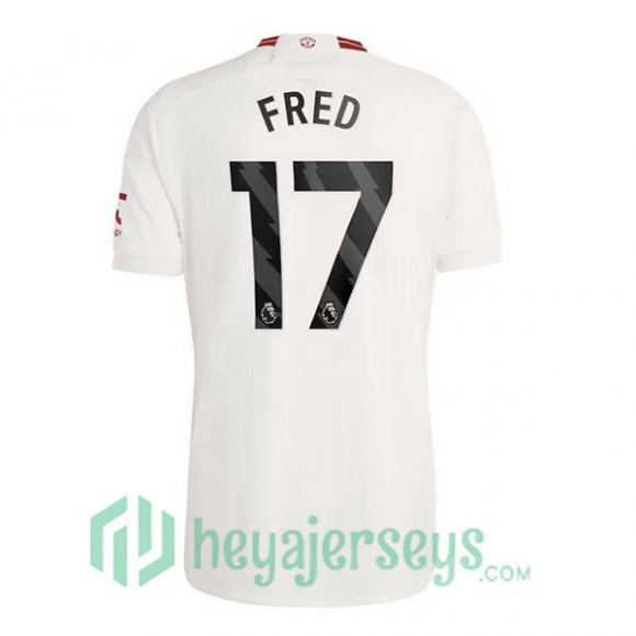 Manchester United (Fred 17) Soccer Jerseys Third White 2023/2024