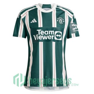 Manchester United Soccer Jerseys Away Green 2023/2024