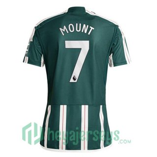 Manchester United (Mount 7) Soccer Jerseys Away Green 2023/2024
