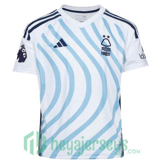 Nottingham Forest Soccer Jerseys Away Blue White 2023/2024