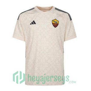 AS Roma Soccer Jerseys Away Yellow 2023/2024
